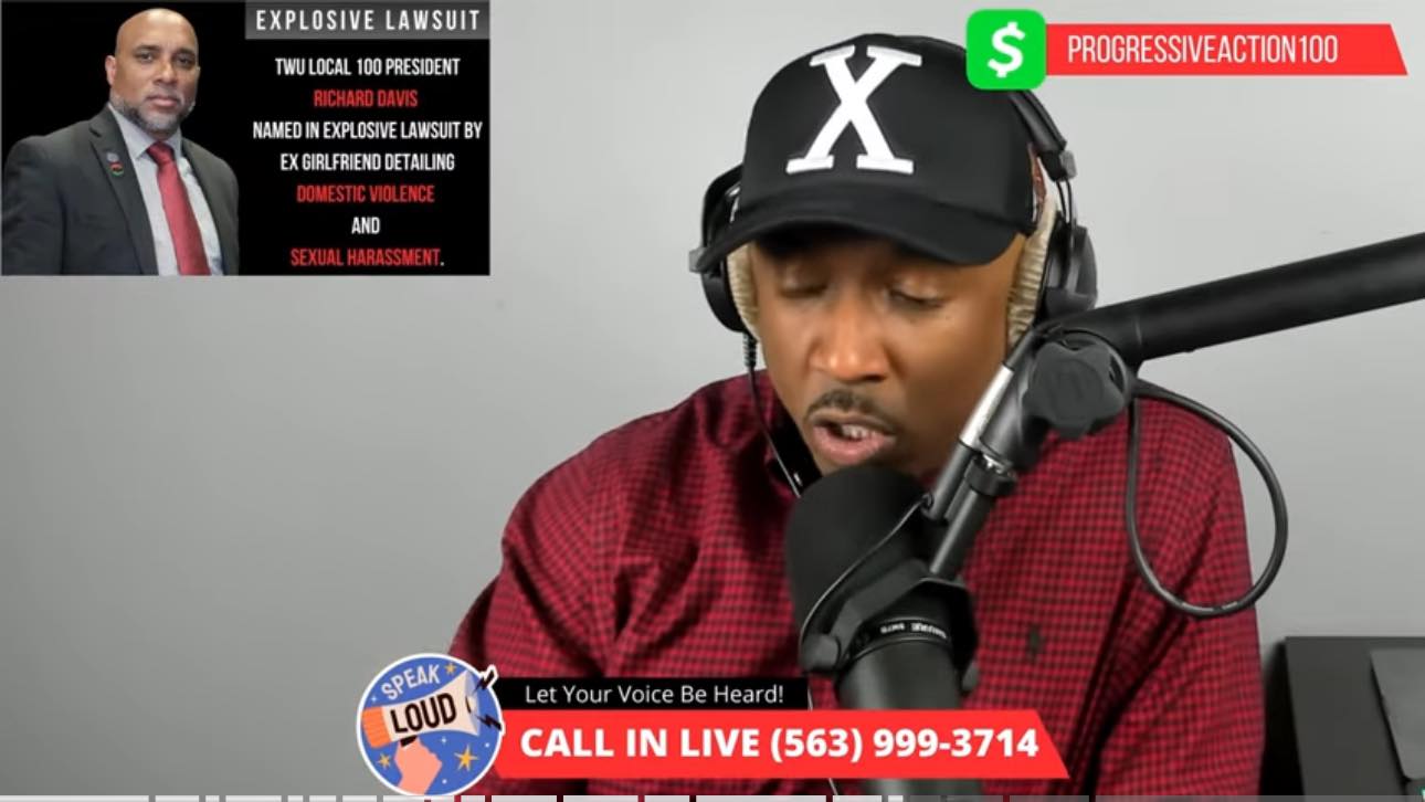 TWU Local 100 President Richard Davis named in explosive Domestic Violence Lawsuit! #fyp